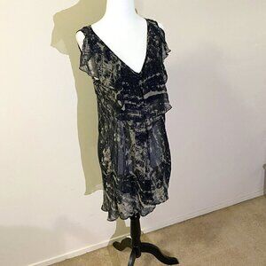 Jacob Black and  Tan Dress/Beach coverup